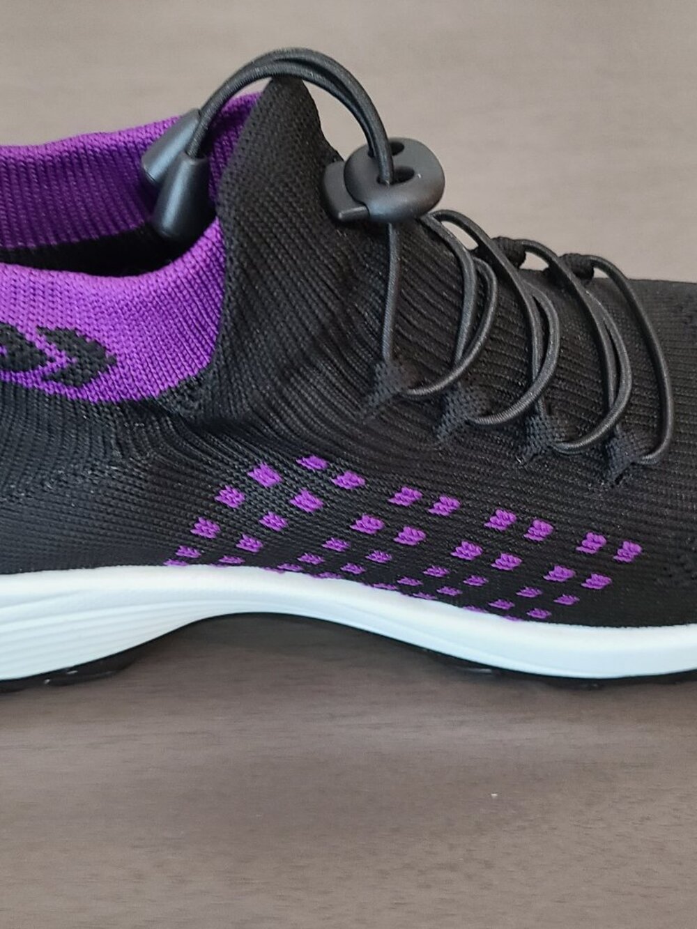Purple & Black Othopedic Tennis Shoes Size 9